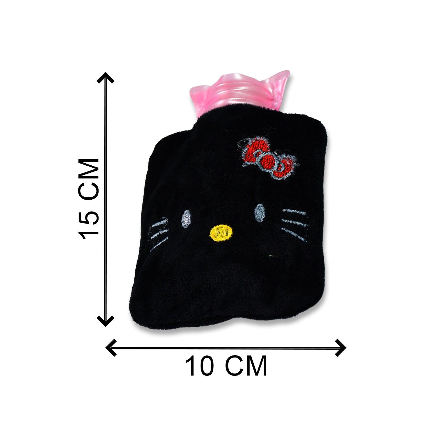 6513 Black Hello Kitty Small Hot Water Bag With Cover For Pain Relief Neck Shoulder Pain And Hand Feet Warmer Menstrual Cramps. 6513 Black Hello Kitty Small Hot Water Bag With Cover For Pain Relief Neck Shoulder Pain And Hand Feet Warmer Menstrual Cramps.